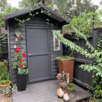 Gayle's shed - front view