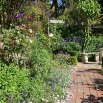 Elleon pathway and garden beds