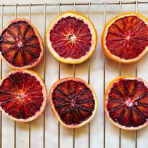 slices of citrus drying out