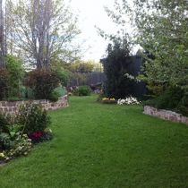 Vesta - lawn garden view