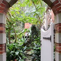 Avoca Street Garden secret garden doorway