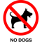 No dogs please